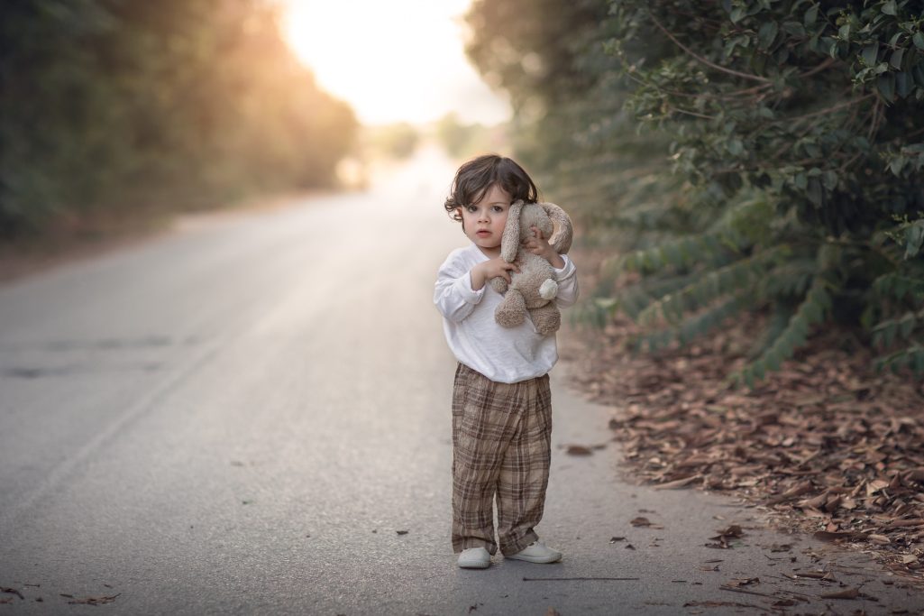 fotografia niños jugando parque Barcelona